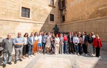 Inauguració de l'estàtua dedicada a Antoni Gaudí