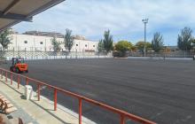Canvi gespa artificial camp Pastoreta