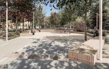 Projecte de reurbanització de la zona verda davant la Biblioteca Central Xavier Amorós. Signar: GYS ARQUITECTURA