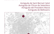 Plànol dels projectes de nous passos de vianants