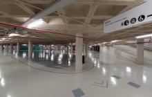 Obres de construcció de l'aparcament Riera
