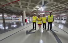 Obres de construcció de l'aparcament Riera