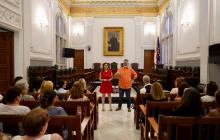 Recepció a les persones treballadores del pla d'ocupació municipal