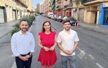 Roda de premsa de presentació del projecte de transformació de l'Escultor Rocamora