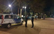 Dispositiu de control de la Guàrdia Urbana