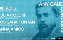 Cartell cicle concerts Any Gaudí