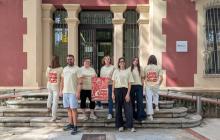 Part de l'equip del CNL amb samarreta Correllengua