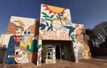 Mural solidari Centre Cívic Migjorn