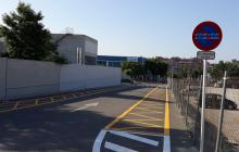 Zona apracament de pares al Pi del Burgar