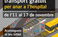 Cartell segona setmana de bis gratuït a l'Hospital