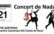 Cartell del concert Camerata XXI Ciutat de Reus