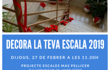 Cartell exposició «Decora la teva escala» 2019