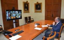 Reunió amb els grups municipals per a la Reactivació econòmica