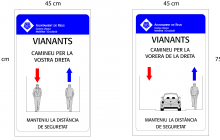 Senyalització viària covid19