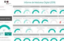 Captura de pantalla de l'Índex de maduresa digital de les administracions catalanes 2019