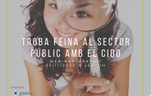 Cartell trobar feina al sector públic