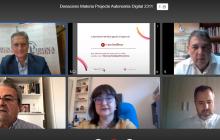 Reunió telemàtica Ajuntament-Cambra de Comerç sobre el programa Autonomia Digital Ciutadana