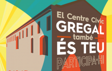 Cartell del procés participatiu de l'audiència pública en relació al futur Centre Cívic Gregal