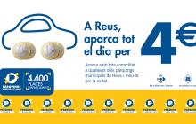 Cartell preus aparcaments Reus Mobilitat i Serveis