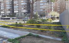 Treballs de jardineria de les Brigades Municipals al parc de Sant Jordi