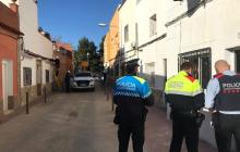 Dispositiu conjunt Guàrdia Urbana i Mossos a Mas Abelló