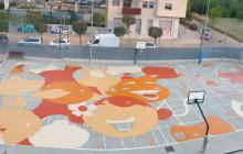 Pintada escola Misericòrdia