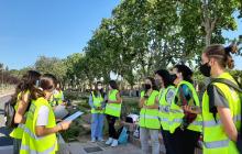 Alumnes de l'escola Elisabeth de Salou visiten la Boca de la Mina