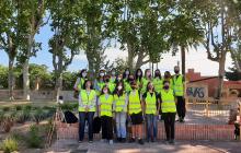 Alumnes de l'escola Elisabeth de Salou visiten la Boca de la Mina