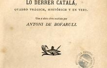 Portada d'un dels llibres d'Antoni de Bofarull