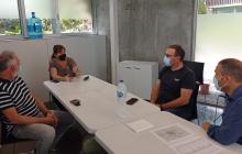 Reunió amb el proposant d'instal·lar cendrers i apagaburilles a la via pública dels Pressupostos Participatius 2019