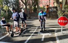 Educació viària amb patinets elèctrics