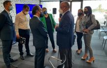 Visita institucional del Conseller d’Economia i Hisenda, Jaume Giró a Redessa
