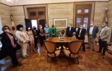 Recepció institucional a la consellera de Vicepresidència i Relacions Institucionals del Govern d'Aragó