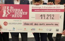 Lliurament xec Cursa de les Dones 2021