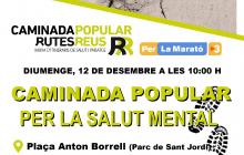 Cartell caminada salut mental La Marató