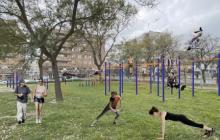 Imatge virtual futur parc cal·listènia Mas Iglesias