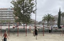 Imatge virtual futur parc cal·listènia plaça Ganxets