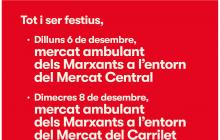 Cartell Mercat de Marxants pont Immaculada