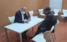 Imatge Converses amb l'alcalde al Mas Miarnau el passat mes de desembre