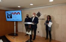 Roda de premsa de presentació de l'Any Ferrater 2022 a Reus