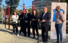 Inauguració parc de cal·listènia Plaça Ganxets
