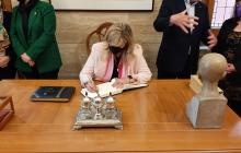 Visita institucional de la consellera de Drets Socials, Violant Cervera
