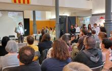 Daniel Recasens a la presentació dels autors locals