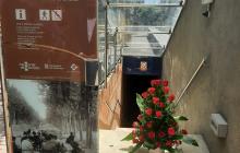 Ofrena floral víctimes holocaust