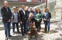Ofrena floral víctimes holocaust