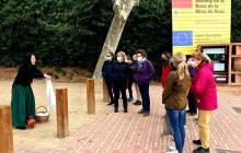 Visita d'entitats del Consell Municipal de la Discapacitat al passeig de la Boca de la Mina