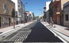 Asfaltat carrer de Roger de Llúria