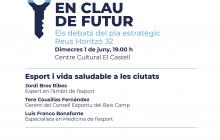 Cartell debat Reus Horitzó 32 