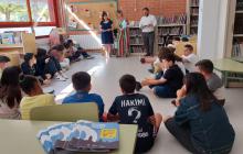 Presentació del quadern de debat familia a l'escola Mowgli