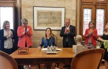 Visita institucional de la consellera d'Acció Exterior i Govern Obert, Victòria Alsina